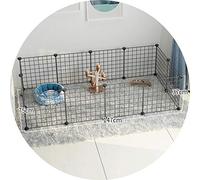 Perreras Jaula para Perros Interior Barrera De Aislamiento para Perros Pequeños Y Medianos Montado Libremente Almacenamiento En El Hogar Fácil De Limpiar Valla para Gatos Suministros para Mascotas Reg