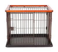 Perreras Valla para Mascotas Interior Grande con Inodoro Jaula para Gatos Embarazadas Sala de partos Jaula para Perros y Gatos en casa Valla para Perros y Gatos (marrón 71x56x60cm)