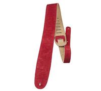 Perri 's 203 Correa de ante para guitarra ancho 6 cm, color rojo