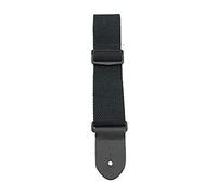 Perri's Leather Ltd CWS20-1680 - Correa para guitarra de algodón y cuero, color negro