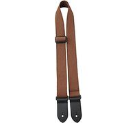Perri's Leathers CWS15-6898 Cotton Ukulele Straps Guitar Strap, Brown