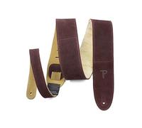 Perri's Leathers Ltd. - 1 Correa de Guitarra - Acolchado de Piel de Oveja - Cuero - Longitud Ajustable - Burdeos - DL325S-210
