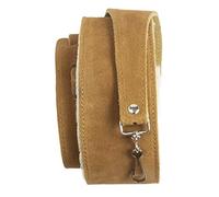 Perri's Leathers Ltd. - 1 Correa para Banjo - Acolchado de Piel de Oveja - Cuero - Longitud Ajustable - Beige Natural -BJ-STRP-6696