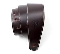 Perri's Leathers Ltd. - Correa de guitarra - Cuero de béisbol (serie) - Vino - Ajustable - Para guitarras acústicas/bajas/eléctricas - Fabricada en Canadá (SP25S-7053)