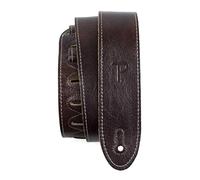 Perri's Leathers Ltd. - Correa de guitarra - Cuero italiano - Caoba - Ajustable - Para guitarras acústicas/bajas/eléctricas - Fabricada en Canadá (BM2-6698)