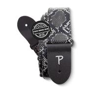 Perri's Leathers Ltd. - Correa de guitarra - Piel de Serpiente de Imitación - Ajustable - Para guitarras acústicas/bajas/eléctricas - Fabricada en Canadá