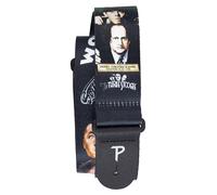 Perri's Leathers Ltd. - Los Tres Chiflados - Diseño de transferencia de calor en correa de guitarra de poliéster - Longitud ajustable - Para guitarras eléctricas, acústicas y bajos - Hecho en Canadá