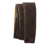 Perri's Leathers P25XXLS-201 | Soft Suede Guitar Strap - Extra Long Adjustable 44.5" to 67" Long, 2.5" Inch Wide, For Acoustic, Electric & Bass Guitars, Brown