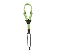 Perri's Leathers UKECR-7119 Classical Ukulele Strap - Green Stripe