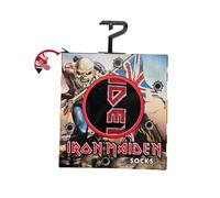 PERRI'S SOCKS Iron Maiden-Calcetines con Logotipo en Caja de Regalo, Negro, 10 Unisex Adulto