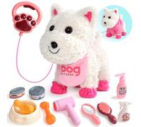 Perrito Juguete Ladra y Anda Juguetes Niños Peluche Perrito Robot Puppy Dog Realist Perritos de Juguete Que Aandan Regalo Niña 2 3 Años Regalo Niño 2 3 Años