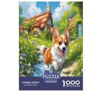 Perrito Lindo Puzzle 1000 Piezas, Rompecabezas para Adultos, Imposable, Juego De Habilidad para Toda La Familia, 70x50cm/1000pcs