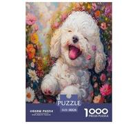 Perrito Lindo Rompecabezas Imposible,desafío para Adultos Entretenimiento Creativo 1000 Piezas Obra De Arte De Juego De para Adultos Y Niños A Partir De 12 Años 38x26cm/1000pcs