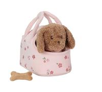 Perrito peluche Jackie con bolsa - Peluche con accesorios - Little Dutch - Compañero suave desde 12 meses