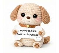 Perrito Positivo© | Perro de Apoyo Emocional | Regalo Original Mujer Amiga Colega | Madre Perruna | Sorpresa, Cumpleaños, Fiesta, Amigo Invisible, Duelo Pérdida Mascota | Cachorro Tierno & una Monada