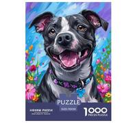 Perro 1000 Piezas Rompecabezas Juego EduGatoivo Clásico Maravilloso Puzzles Desafío De Color para Adultos Y Niños 70x50cm/1000pcs