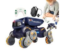Perro acrobático RC - Juguete con acción de sensor, juguete con acción mecánica, vehículo de movimiento inteligente, juego interactivo | Uso de juguetes con sensor mecánico para can