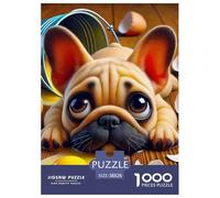 Perro Adorable 1000 Pièce Puzzle Jeu De Famille Classique Jigsaw Puzzle Défi Couleur Pour Cadeaux De Voyage, Présent 38x26cm/1000pcs