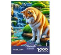 Perro Adorable 1000 Pièce Puzzle Jeu De Famille Classique Jigsaw Puzzles Belle Décoration Puzzle Pour Cadeaux De Voyage, Présent 70x50cm/1000pcs