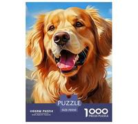 Perro Adorable 1000 Pièces Puzzle Jeu Éducatif Classique Jigsaw Puzzle Jeu De Défi Unique Pour Cadeaux De Voyage, Présent 70x50cm/1000pcs