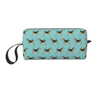 Perro Airedale Terrier, Bolsa de Maquillaje Bolsa de cosméticos Bolsa de artículos de tocador de Viaje portátil Bolsa de Maquillaje