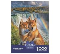 Perro Akita Puzzle Imposible,desafío para Adultos Entretenimiento Creativo 1000 Piezas Obra De Arte De Juego De para Adultos Y Niños A Partir De 12 Años 70x50cm/1000pcs