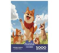 Perro Akita Puzzles Imposible,desafío para Adultos Entretenimiento Creativo 1000 Piezas Obra De Arte De Juego De para Adultos, Regalos A Partir De 14 Años 38x26cm/1000pcs
