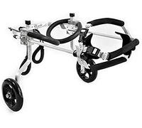 Perro Anciano Gato Scooter para Mascotas Silla De Ruedas para Perros Patas Traseras Carro Eléctrico 2 Ruedas Carro De Rehabilitación De Animales Discapacitados Ajustable para Perros Grandes,