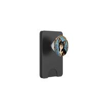 Perro Art Nouveau Art Nouveau de Pelo Largo Chihuahua PopSockets PopWallet para MagSafe