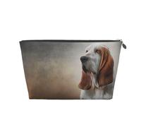 Perro Basset Hound, Bolsa de artículos de tocador Bolsa de Maquillaje Bolsa de cosméticos Bolsa de artículos de tocador de Viaje portátil