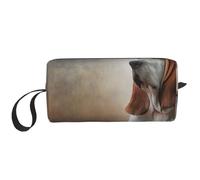 Perro Basset Hound, Bolsa de Maquillaje Bolsa de cosméticos Bolsa de artículos de tocador de Viaje portátil Bolsa de Maquillaje