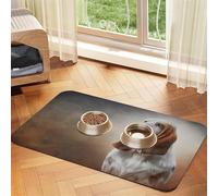 Perro Basset Hound,Tapete para Comida de Mascotas, manteles Individuales de Cuero sintético para Gatos y Perros,40x60cm