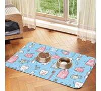 Perro Beagle,Tapete Impermeable para Comida de Mascotas, manteles Individuales para Comida y Agua para Perros y Gatos, tapetes de Cuero sintético para Comida.,40x60cm