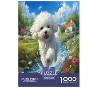 Perro Bixiong Rompecabezas Imposible,desafío for Adults Entretenimiento Creativo 1000 Piezas Obra De Arte De Juego De para Adultos Y Niños A Partir De 12 Años 70x50cm/1000pcs