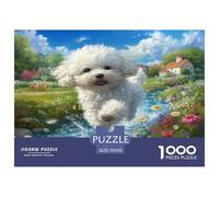 Perro Bixiong Rompecabezas Imposible,desafío para Adultos Entretenimiento Creativo 1000 Piezas Obra De Arte De Juego De para Adultos Y Niños A Partir De 12 Años 70x50cm/1000pcs