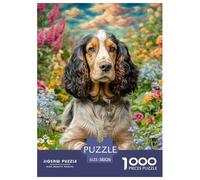 Perro Bonito Puzzle Desafíos Divertidos Decoración del Hogar 1000 Piezas Animal Encantador Rompecabezas De Decoración Juego De Habilidad para Adultos 38x26cm/1000pcs
