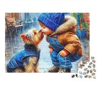 Perro Bonito Rompecabezas 1000 Piezas - DIY Creativo, Cartón Grueso Duradero, Póster 1:1, Decoración De Pared, 38x26cm/1000pcs