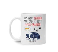 Perro Border Collie Tazón De Café Novedad Tazas De Regalo Graciosa Tazón Regalos Divertidos Para Colegas Oficina Novios 330Ml