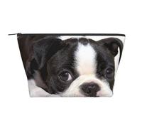 Perro Boston Terrier, Bolsa de artículos de tocador Bolsa de Maquillaje Bolsa de cosméticos Bolsa de artículos de tocador de Viaje portátil
