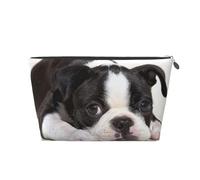 Perro Boston Terrier, Bolsa de artículos de tocador Bolsa de Maquillaje Bolsa de cosméticos Bolsa de artículos de tocador de Viaje portátil