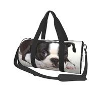 Perro Boston Terrier, Bolsa de Viaje de Gran Capacidad, Bolso Redondo, Bolsa de Viaje Deportiva, Bolsa de Mano, Bolsa de Fitness