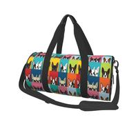 Perro Boston Terrier, Bolsa de Viaje de Gran Capacidad, Bolso Redondo, Bolsa de Viaje Deportiva, Bolsa de Mano, Bolsa de Fitness