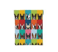 Perro Boston Terrier, Squeeze Top Wallet Bolsa de Almacenamiento para Mujer Monedero pequeño Bolsa de Cambio