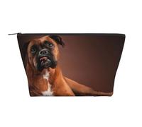 Perro Boxer Acostado Genial, Bolsa de artículos de tocador Bolsa de Maquillaje Bolsa de cosméticos Bolsa de artículos de tocador de Viaje portátil
