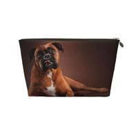 Perro Boxer Acostado Genial, Bolsa de Maquillaje Bolsa de cosméticos Bolsa de artículos de tocador de Viaje portátil Bolsa de artículos de tocador