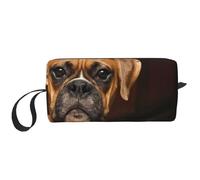 Perro Bóxer, Bolsa de Maquillaje Bolsa de cosméticos Bolsa de artículos de tocador de Viaje portátil Bolsa de Maquillaje