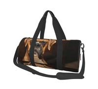Perro Bóxer, Bolsa de Viaje de Gran Capacidad, Bolso Redondo, Bolsa de Viaje Deportiva, Bolsa de Mano, Bolsa de Fitness