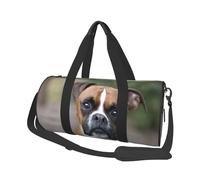 Perro Bóxer, Bolsa de Viaje de Gran Capacidad, Bolso Redondo, Bolsa de Viaje Deportiva, Bolsa de Mano, Bolsa de Fitness