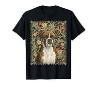 Perro bóxer Brindle Style William Morris Camiseta