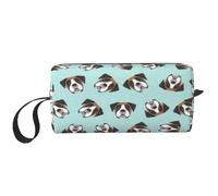 Perro Boxer Cervatillo Perro Perro Boxer, Bolsa de Maquillaje Bolsa de cosméticos Bolsa de artículos de tocador de Viaje portátil Bolsa de Maquillaje